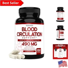 Blood Circulation Supplements 150 Capsules for Legs, Varicose & Spider Veins