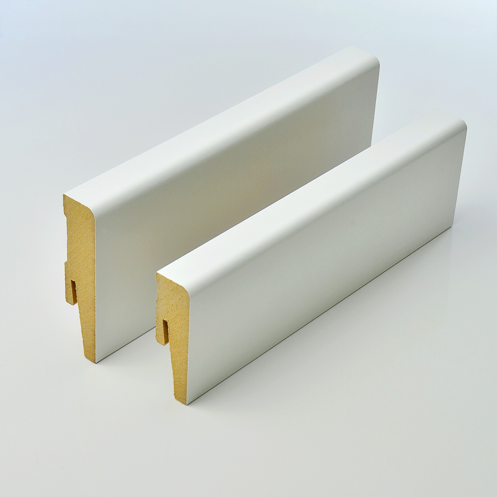 Listwy przypodłogowe MDF 2,5m Weimarer 60-80mm listwy przypodłogowe Profil Białe listwy przypodłogowe TOP Oryginalne tanie
