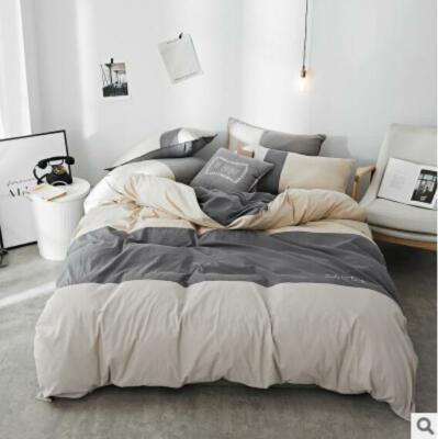 3D Khaki Spleißen NAM94778 Bett Kissenbezüge Decke Bettdecke Abdeckung Set Fay