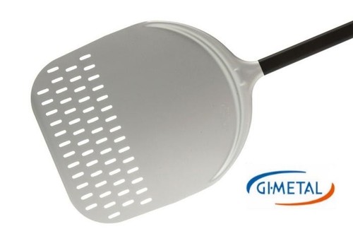 GIMETAL PALA PIZZA MEZZA FORATA 33X33 ALLUMINIO ANODIZZATO PROFESSIONALE  1,80 MT | eBay