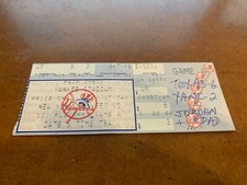 1996 ALDS Yankees Baseball Ticket Derek Jeter 1st Playoff Game Debut Ticket 