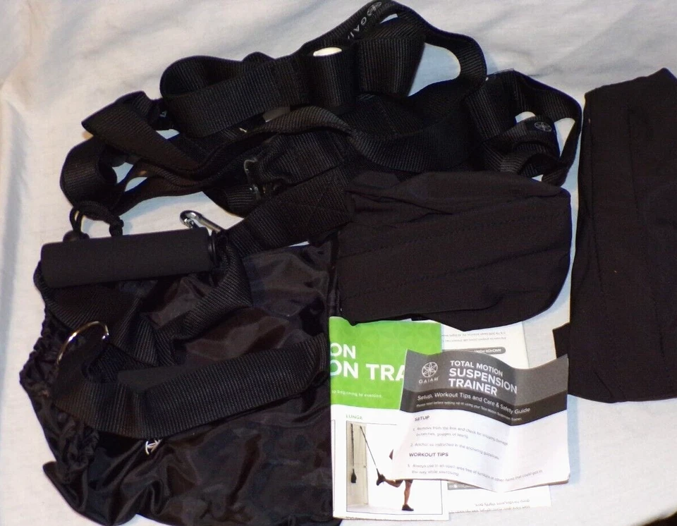 Juego de Entrenador de Suspensión de Movimiento Total Gaiam Equipo de Ejercicio Equilibrio Central Flexible Foto 3 de 4