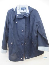 Mackintosh Mens XL Navy blue hooded rain jacket RN 38843 54 style 8101 NEW NWT