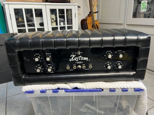 Kustom K200B-6 Vintage (1970's) Bass Amplifier Head - Tested & Working