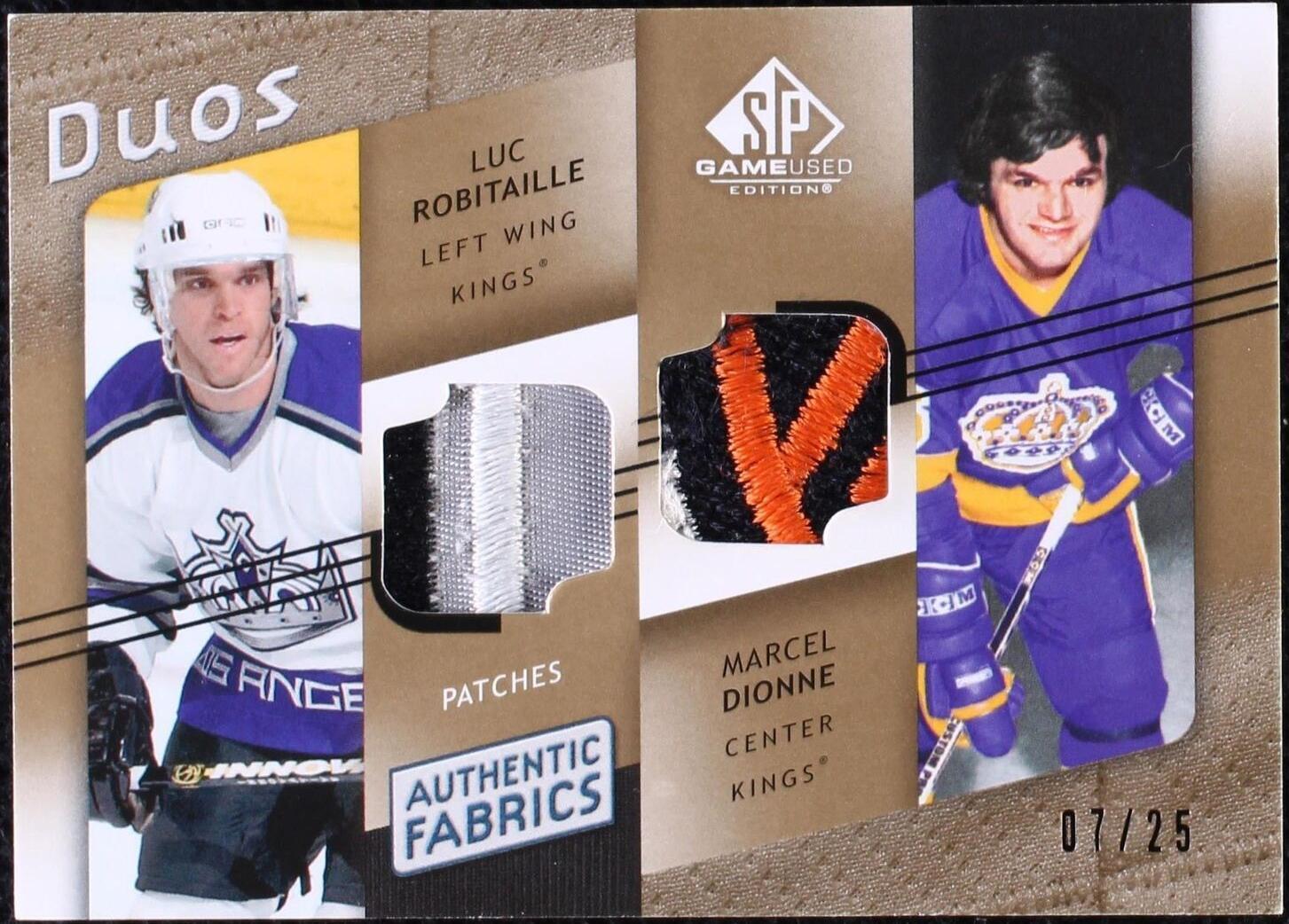 2008-09 SP Game Used Edition - Authentic Fabrics Duos Luc Robitaille ...