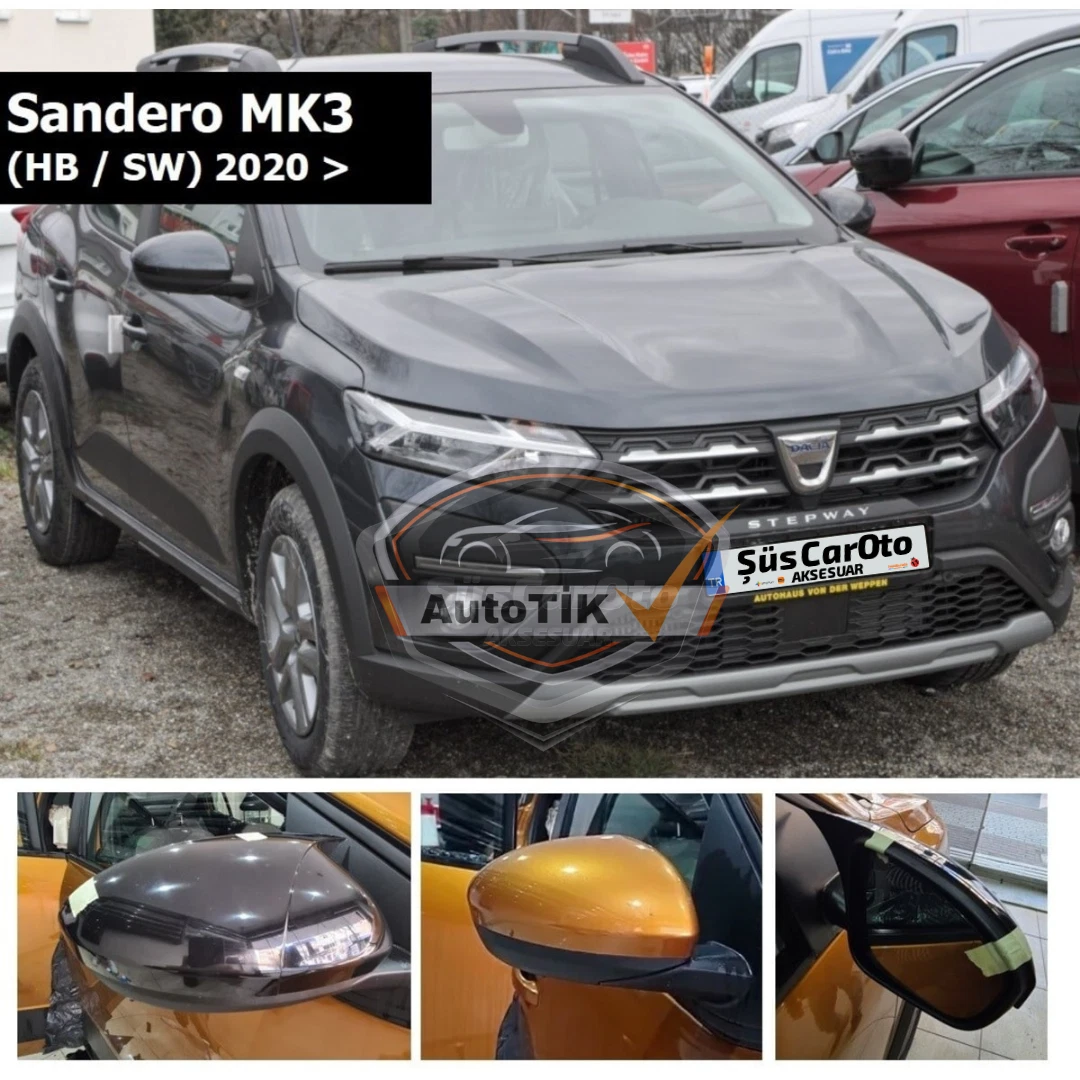 Rétroviseur Latéral, Facile à Installer, Haute Résistance, Pliable, Manuel Pour Sandero Stepway MK2 Pre-Facelift (droite 963021832R