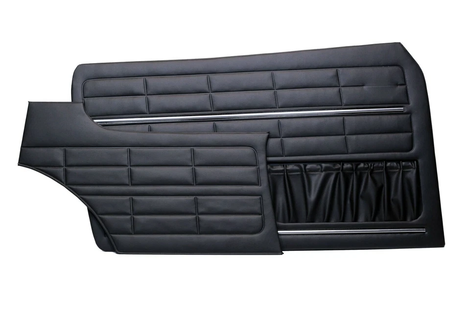 For VW KARMANN GHIA DOOR PANEL SET BLACK 4 Pcs - Bild 1 von 3