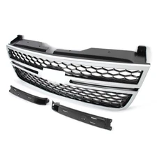 For Silverado 1500 2500 3500 HD Pickup 2003-2007 Front Grill Chrome Honeycomb