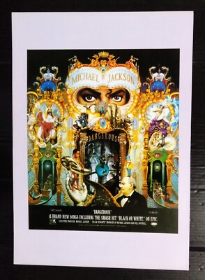 Michael Jackson ジャケット CMジャケット 超レア C342 Michael Jackson Vintage Thailand ONLY 1 COLOR PAGE MEGA RARE