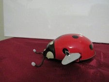 Ladybug Wind Up Tin Toy in box by Beruska, Czech