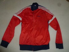 VINTAGE ADIDAS TRACKSUIT JACKET SIZE LARGE RED BLUE WHITE FIREBIRD