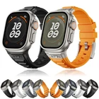 Sport Silicone Rubber Strap for Apple Watch 11 10 9 8 7 44/45/46/49mm Ultra 3 2
