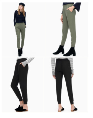 NWT Splendid Women's Crepe Pants Olive Green And Black Size XS S M L XL $150