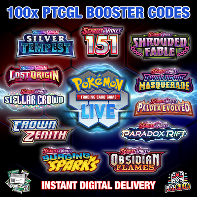 100x Codes Pokemon TCG Live Online Booster Packs *Instant Delivery* | eBay 100x Codes Pokemon TCG Live Online Booster Packs *Instant Delivery* | eBay