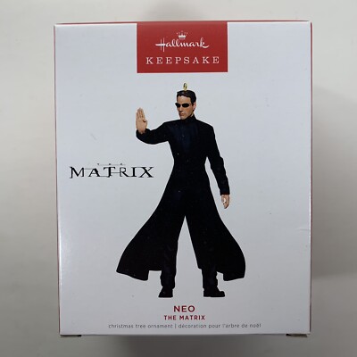 Hallmark Keepsake The Matrix Neo Christmas Tree Ornament Holiday Decoration 22'