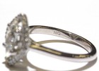 GIA certified 14k white gold 1.17ct marquise diamond engagement ring 4.1g halo 7 — photo 4