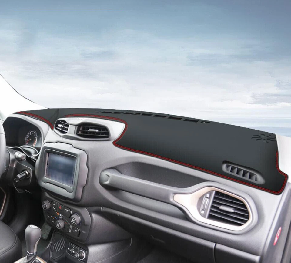 For Jeep Renegade 2015-2024 leather Non-slip Dash Board Mat Dashboard Carpet Pad Foto 2 de 4