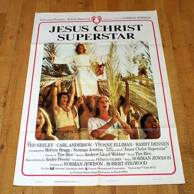 Jesus Christ Superstar Manifesto Poster Neeley Musical Bible Bibbia Gesu Cristo Ebay