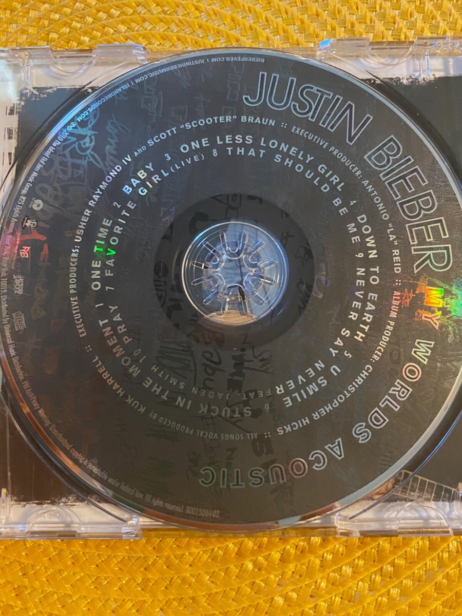 Justin Bieber Walmart My Worlds Acoustic CD | eBay