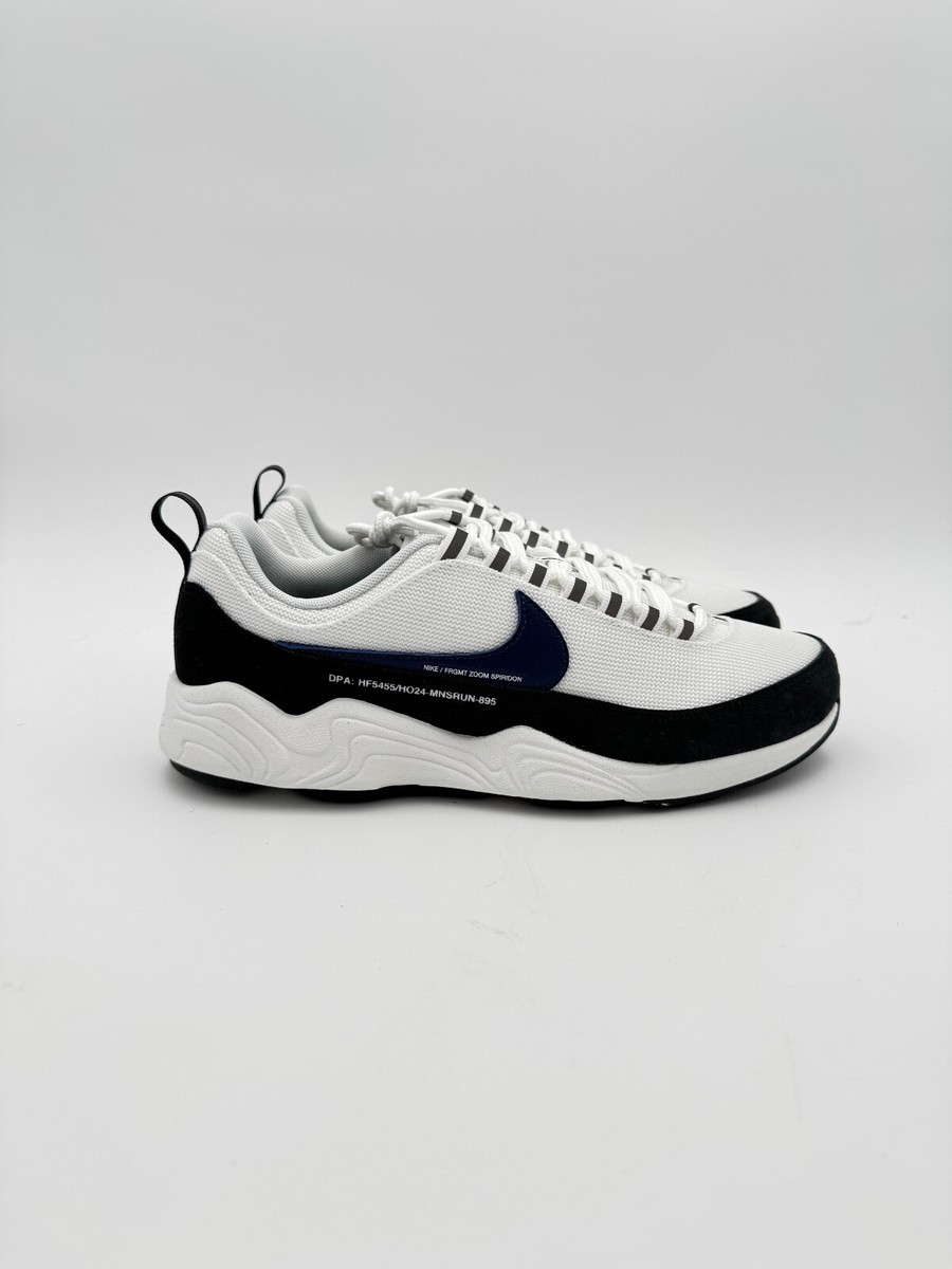 Size 9.5 - Fragment Design x Nike Air Spiridon White Blue Black | eBay