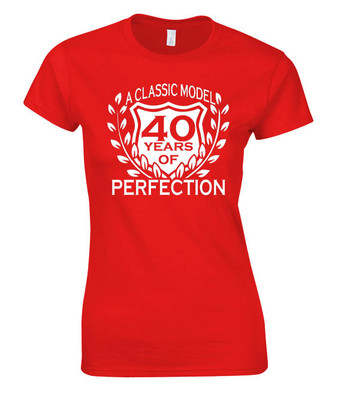 40. Geburtstag T-Shirt Damen Schnitt jedes Alter Du magst 20. 30. 60. 18. 50. 70.