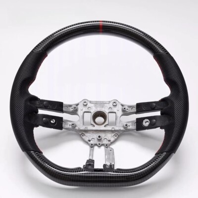 Real carbon fiber Flat  Sport Steering Wheel For 2021-2024 AMG E-CLASS E S CLS