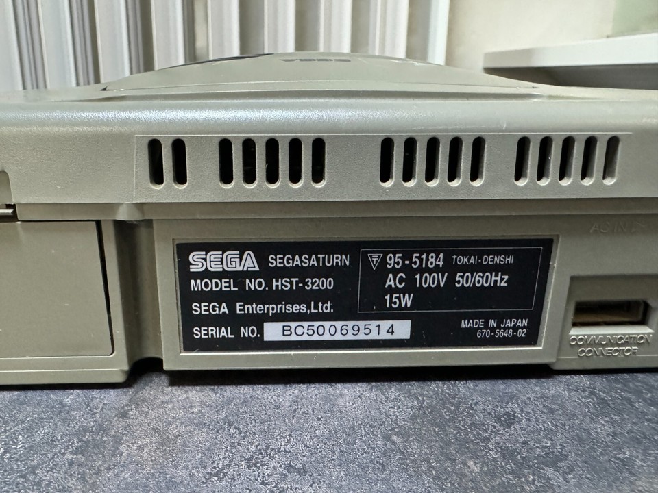 JUNK Sega Saturn Console Grey 2 SET HST3200 Japanese Version eBay