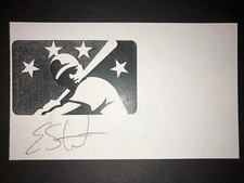 2018 ROYALS: Eric Stout, SIGNED 3x5 Card