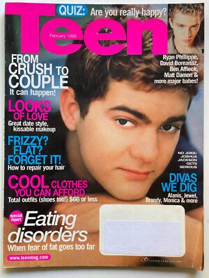 JOSHUA JACKSON February 1999 TEEN Magazine RYAN PHILLIPPE / BEN AFFLECK / +++