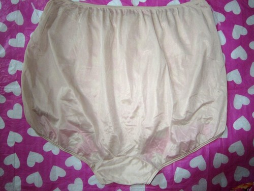 1 Vintage SEARS SATIN NYLON VERY IMPRESSIVE SHEER BRIEF SILKY PANTY 10 11 3-4 XL - Picture 3 of 9
