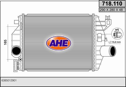 Intercooler échangeur d'air Mercedes Vito Fourgon 112 CDI 2.2