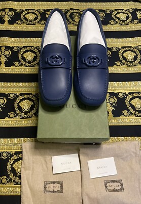 Men’s Gucci Clove Calf Leather Moccasin Authentic Gucci Clove Calf Green Soft Leather Mens Loafer  main image 2
