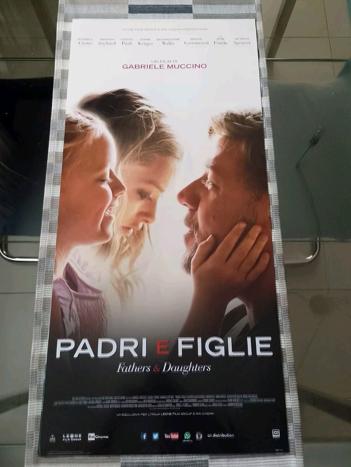 Locandina originale film Padri e figlie (2015) - Regia di Gabriele Muccino