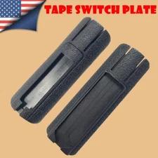 Tactical 2 PCS Flashlight Tape Switch Plate Mount Kit Pressure Mount for PEQ