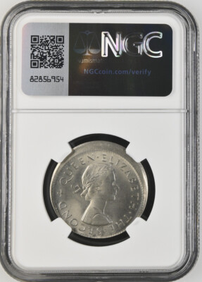 New Zealand - 1965 - Florin - Major Error Broad Struck - KM28