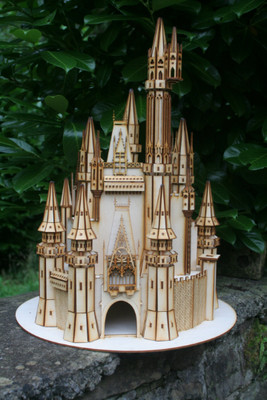 wooden disney princess castle