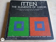 1970 17THpt ITTEN THE ELEMENTS OF COLOR HC/HARDCOVER BOOK FABER BIRREN