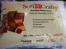 Soft N Crafty Jo-Ann Poly-Fil Classic Comfort Design 12x16' Washable Pillow