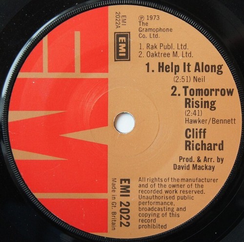 Cliff Richard - Help It Along / Tomorrow Rising (7", EP) - Bild 2 von 3