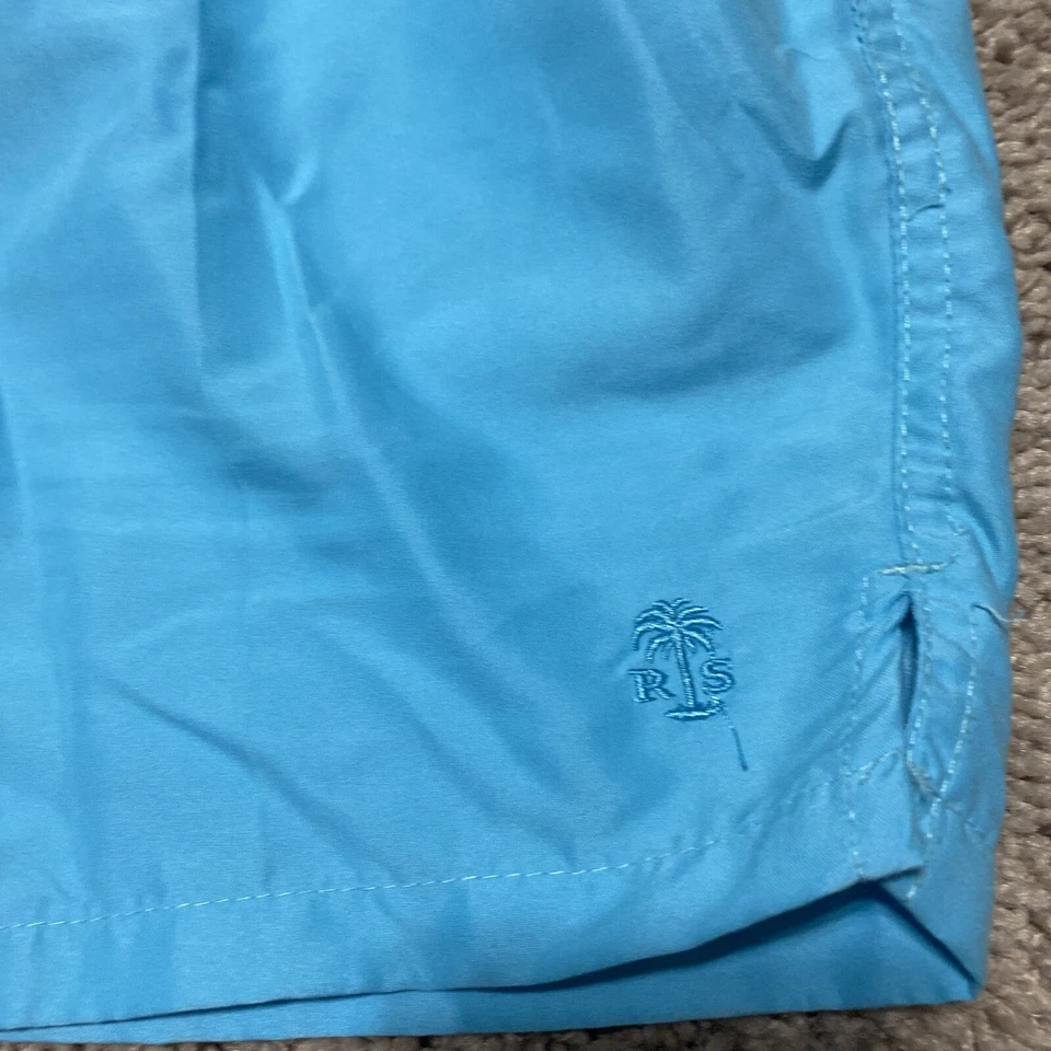 Pantalones cortos de natación talla mediana inspirados en la isla Resort Wear verde RS tabla de surf Foto 2 de 4