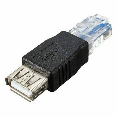 Adaptateur USB 2.0 Type A femelle vers RJ45 mâle PC Ethernet LA=`~ F9F6 - Afbeelding 4 van 6