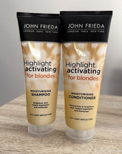 John Frieda Highlight Activating Blondes Shampoo + Conditioner Brightening Moist