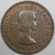 1963 Australia Half Penny (Lot#1)