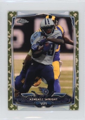 2014 Topps Chrome Mini STS Camo Refractor 68/99 Kendall Wright #19 00jz