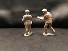 ARMY MINIATURE TOY 2 1/2" HIGH METAL  SOLDIER WITH THOMPSON MACHINE GUN — photo 3
