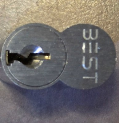 3 Used Best SFIC 7-Pin A Keyway Cores Keyed Alike w/ 3 Keys + Control ...