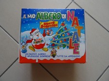 Vintage Kinder Ferrero Il Mio Albero Di Natale 2002 Come Nuovo Mai Assemblato 