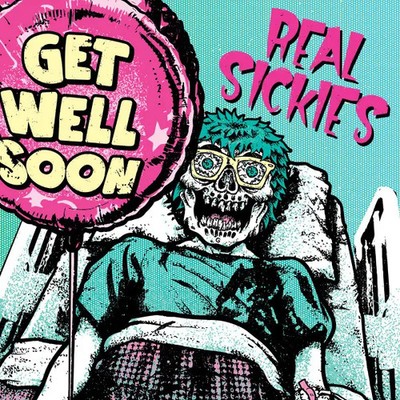 LP Real Sickies Get Well Soon GREEN VINYL, INSERT INCL. NEAR MINT Its Alive