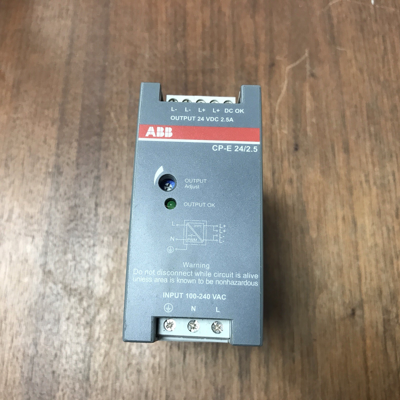 ABB CP-E 24/2.5 Power Supply 1SVR427032R0000 Warranty 30 Days