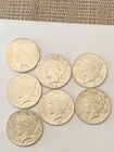 HIGH GRADE 90% SILVER PEACE DOLLARS SOLD AS CULLS DUE TO POSSIBLE CLEANING